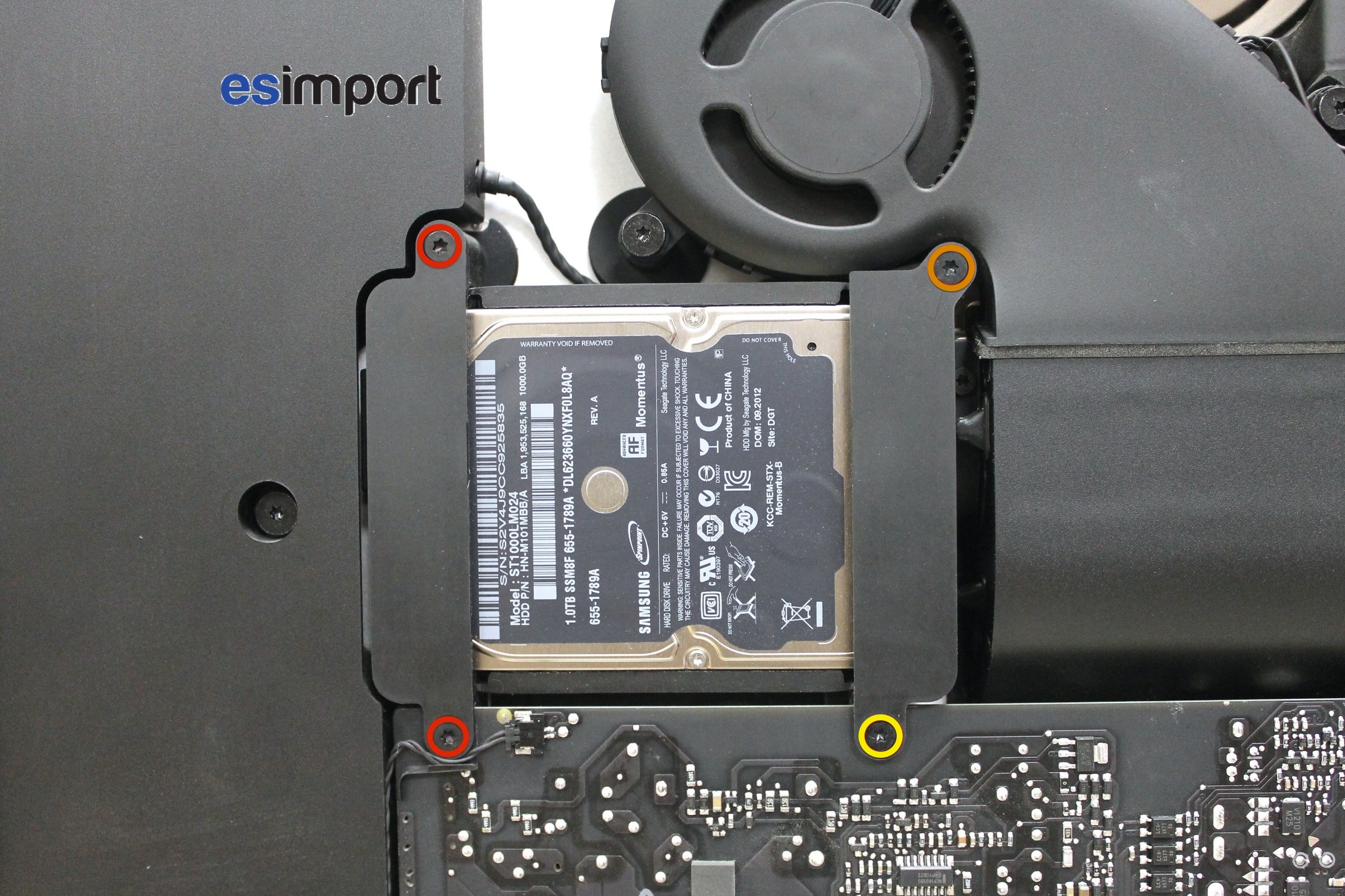 Remplacement du disque dur d'un Mac mini fin 2012 - Tutoriel de réparation  iFixit