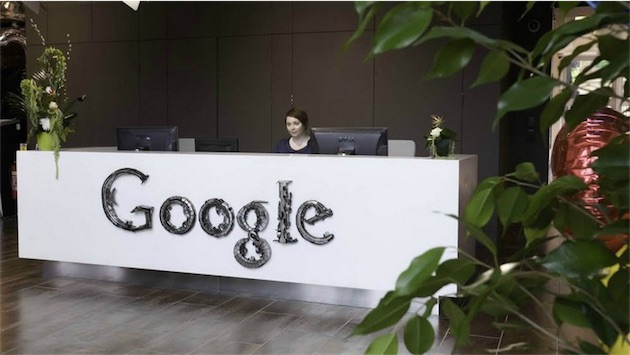 Dans les bureaux irlandais de Google. Image Google.