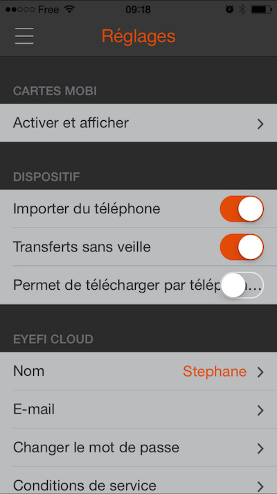 Test de l'Eyefi Mobi et d'Eyefi Cloud, une carte SD Wi-Fi qui communique  avec le nuage