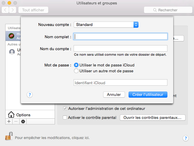 comment ouvrir icloud