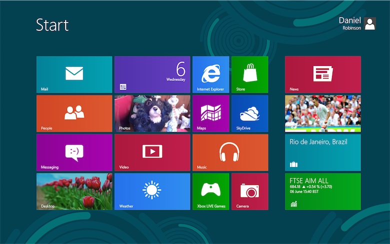 Windows 8. Image Microsoft.