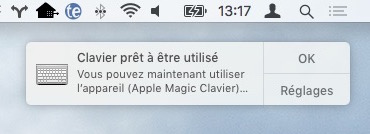 Seul OS X El Capitan appaire le Magic Keyboard pour une future connexion sans-fil lorsqu’il est branché avec le câble Lightning fourni. Mais vous pouvez très bien utiliser le nouveau clavier avec OS X Yosemite, aussi bien avec que sans fil — vous ne pourrez simplement pas rapidement passer de l’une à l’autre des méthodes de connexion.