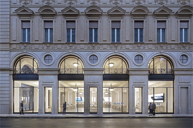 L’Apple Store de Turin, en Italie