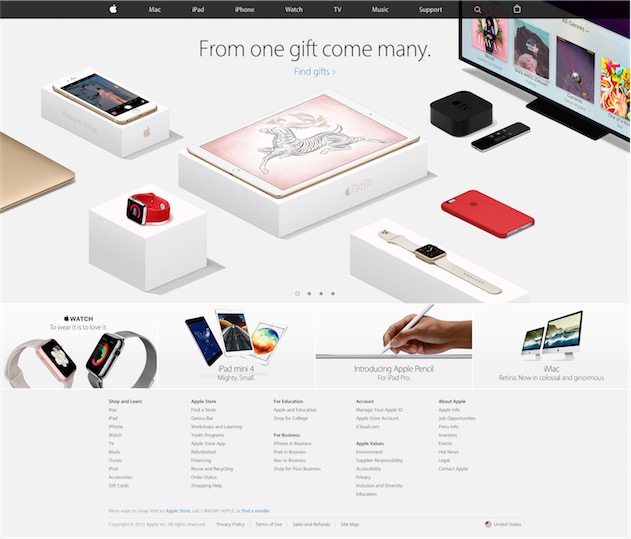 Apple a lancé sa campagne de Noël dès le 13 novembre…