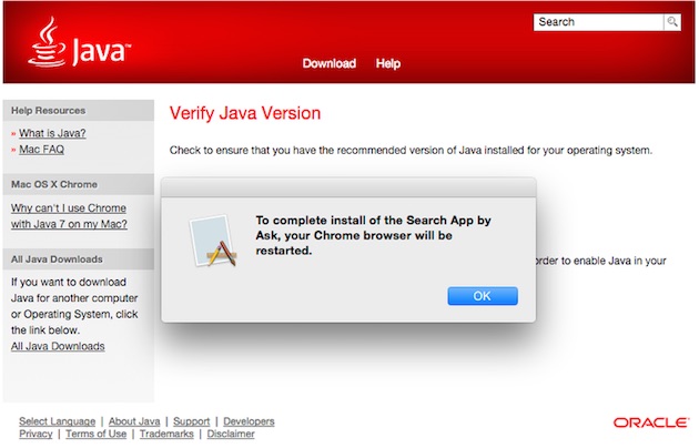 Oracle Installe Un Adware En Douce Avec Java Macgeneration