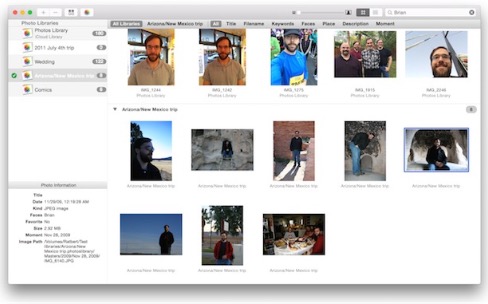 PowerPhotos facilite la gestion de multiples photothèques Photos