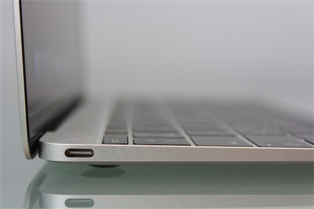 Le port USB-C du MacBook.