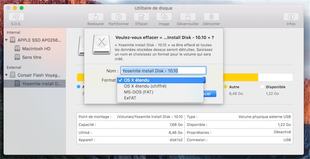 Partitionner un disque physique dans Utilitaire de disque sur Mac -  Assistance Apple (LU)
