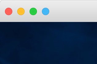 Le nouveau bouton (bleu) permettant d’activer le mode Cohérence. Dans ce mode, utilisé par la grande majorité des utilisateurs de Parallels Desktop, les fenêtres du système invité apparaissent comme des fenêtres natives du système hôte.
