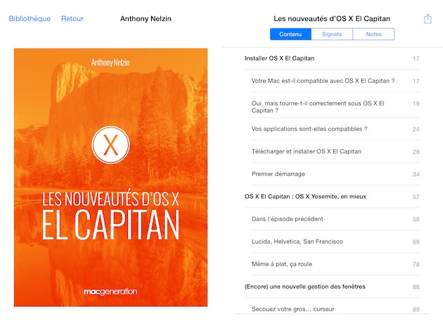 Avant de précommander notre nouveau guide, vous pouvez télécharger un extrait gratuit1 contenant un guide d’installation d’OS X El Capitan.