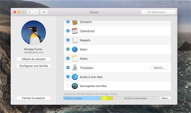 Apple pourrait ajouter une fonction de sauvegarde à iCloud sur Mac. Une sorte de Time Machine, mais dans le nuage. (Montage MacGeneration)