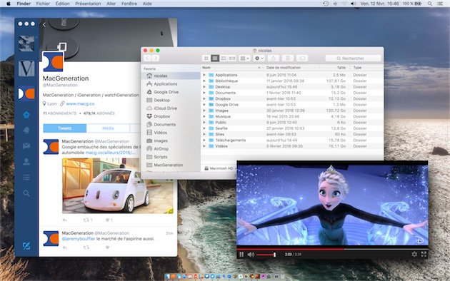 Une vidéo présente en permanence à l’écran tant qu’on la regarde : c’est pratique sur iOS, ça le serait aussi sur OS X.