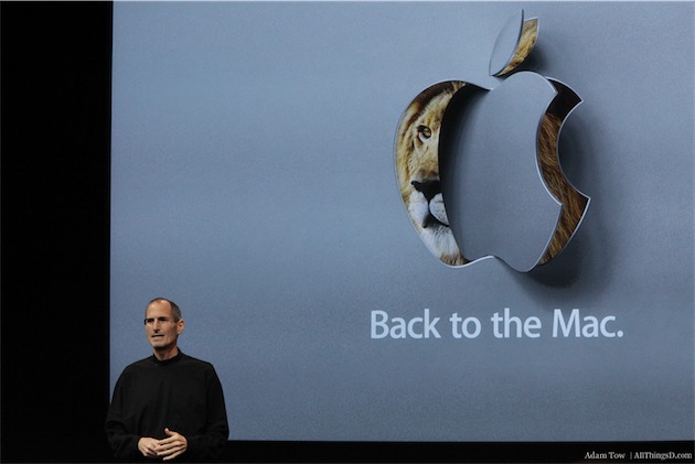 Steve Jobs, lors de la présentation d’OS X 10.7.