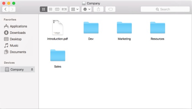 Pour les utilisateurs, Infinit peut être intégré en toute transparence, ici dans le Finder d’OS X.