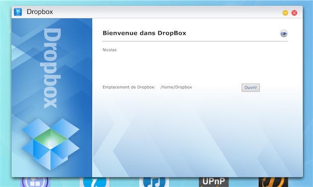On peut relier sa Dropbox au NAS et ainsi bénéficier d’une sauvegarde supplémentaire des données les plus essentielles.