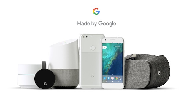 Les nouveaux produits « Made by Google ». Image Google.