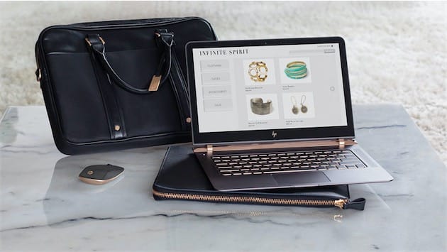 Le HP Spectre 13, avec sa gamme d’accessoires optionnels.