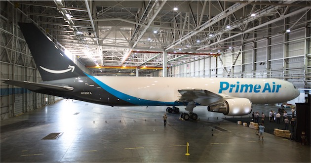 Le premier avion d’Amazon. Cliquer pour agrandir