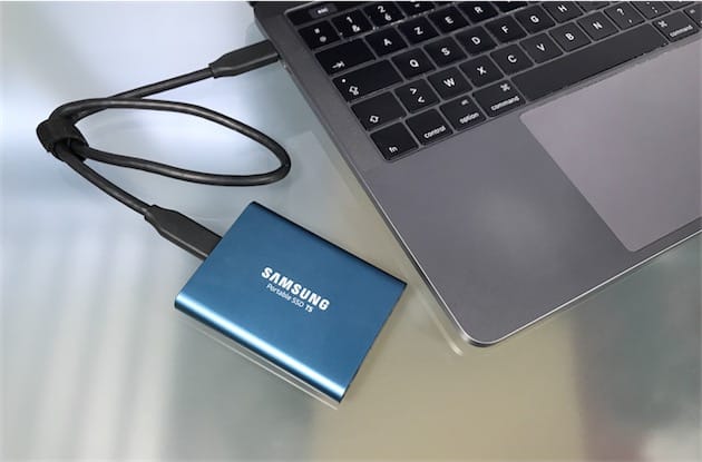  -60% sur le disque dur externe Samsung SSD portable T5