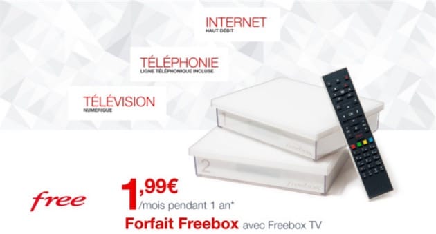 Vente privée Free : la Freebox Crystal à 1,99 €