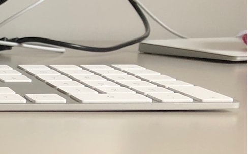 Clavier filaire USB avec pavé numerique space gray - ISTORE