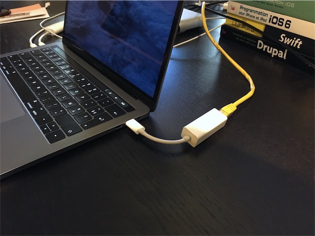 L'Adaptateur USB-C vers Ethernet en stock sur l'Apple Store