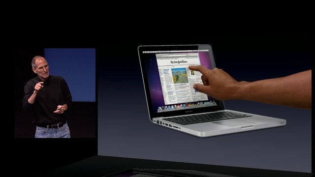 Un gros indice dévoile qu'Apple pense à un MacBook avec écran tactile