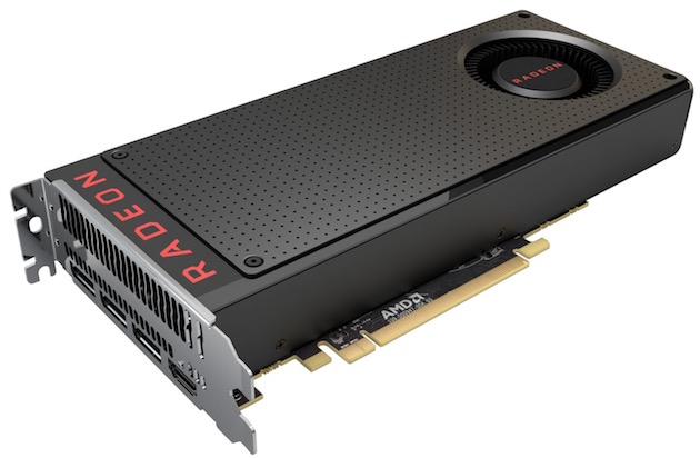 La carte AMD Radeon RX 580 « de référence ».