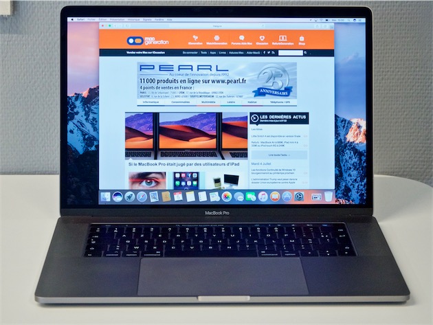 Test du MacBook Pro 15 2017 (Core i7 à 2,9 GHz)