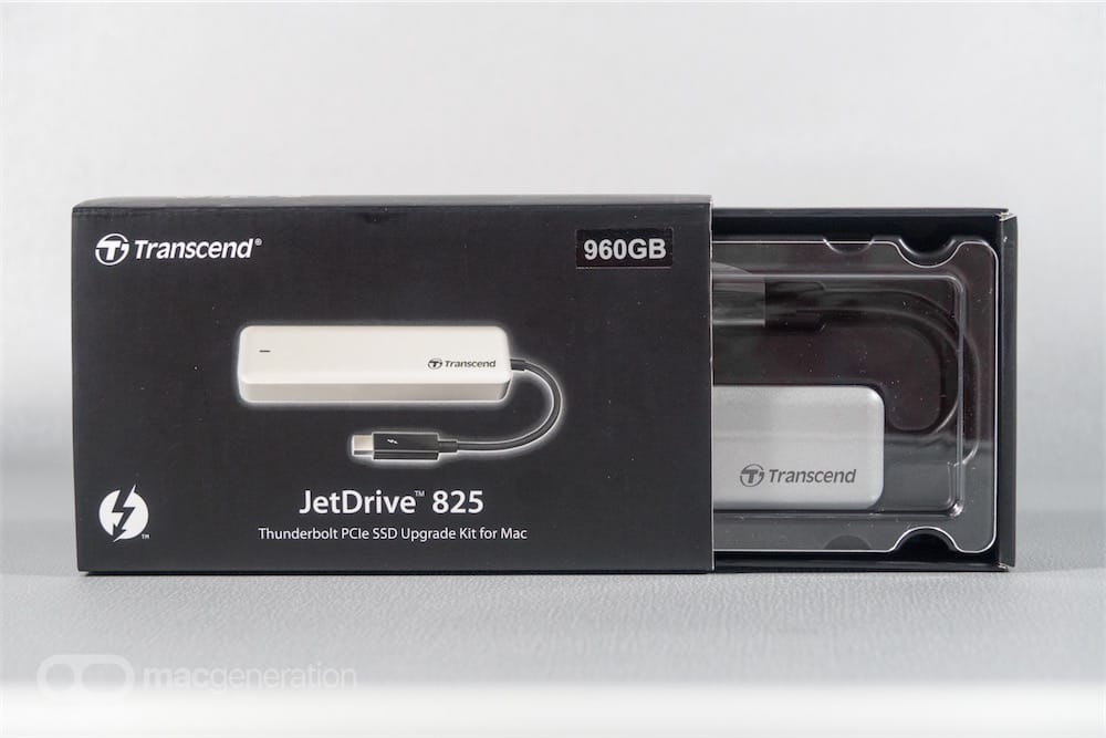 Test du Transcend JetDrive 825, un SSD externe… pour remplacer le SSD  interne