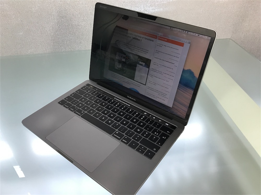 38,1 cm Basics Filtre de confidentialité fin magnétique pour Macbook Pro 15 
