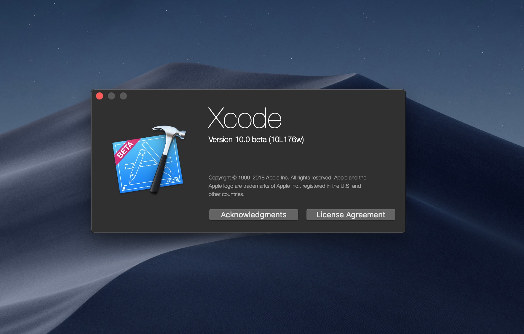 xcode 10