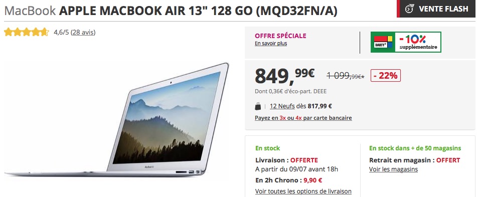 MacBook - Livraison gratuite Darty Max - Darty